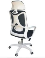 White Modern Ergonomic Office Chair - Image 2