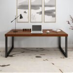 Solid Wood Rectangular Work Table - Image 2
