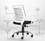 Aero White Mesh Office Chair - Image 4