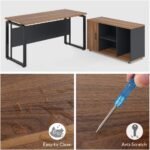 Titan Executive Desk with Storage Cabinet - Image 4