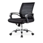 Vinyl Low Back Revolving Chair - Image 2