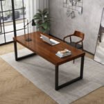 Solid Wood Rectangular Work Table - Image 7