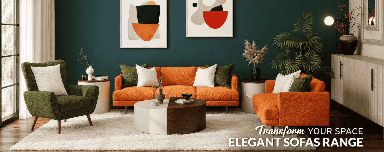 Elegant modern sofa collection for living rooms by Wood & Wood Furniture