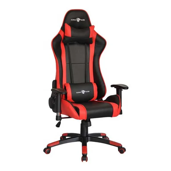 270 Global Razer Black Red Gaming Chair - Image 1