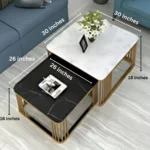 Luxury Nesting Coffee Table Set - Image 3