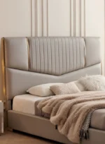 Italian Minimalist Leather Bedroom - Image 3