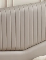 Italian Minimalist Leather Bedroom - Image 5
