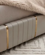 Italian Minimalist Leather Bedroom - Image 6