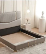 Italian Minimalist Leather Bedroom - Image 7
