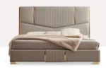 Italian Minimalist Leather Bedroom - Image 9