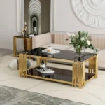 Steel Frame Coffee Table