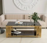 Steel Frame Coffee Table - Image 3