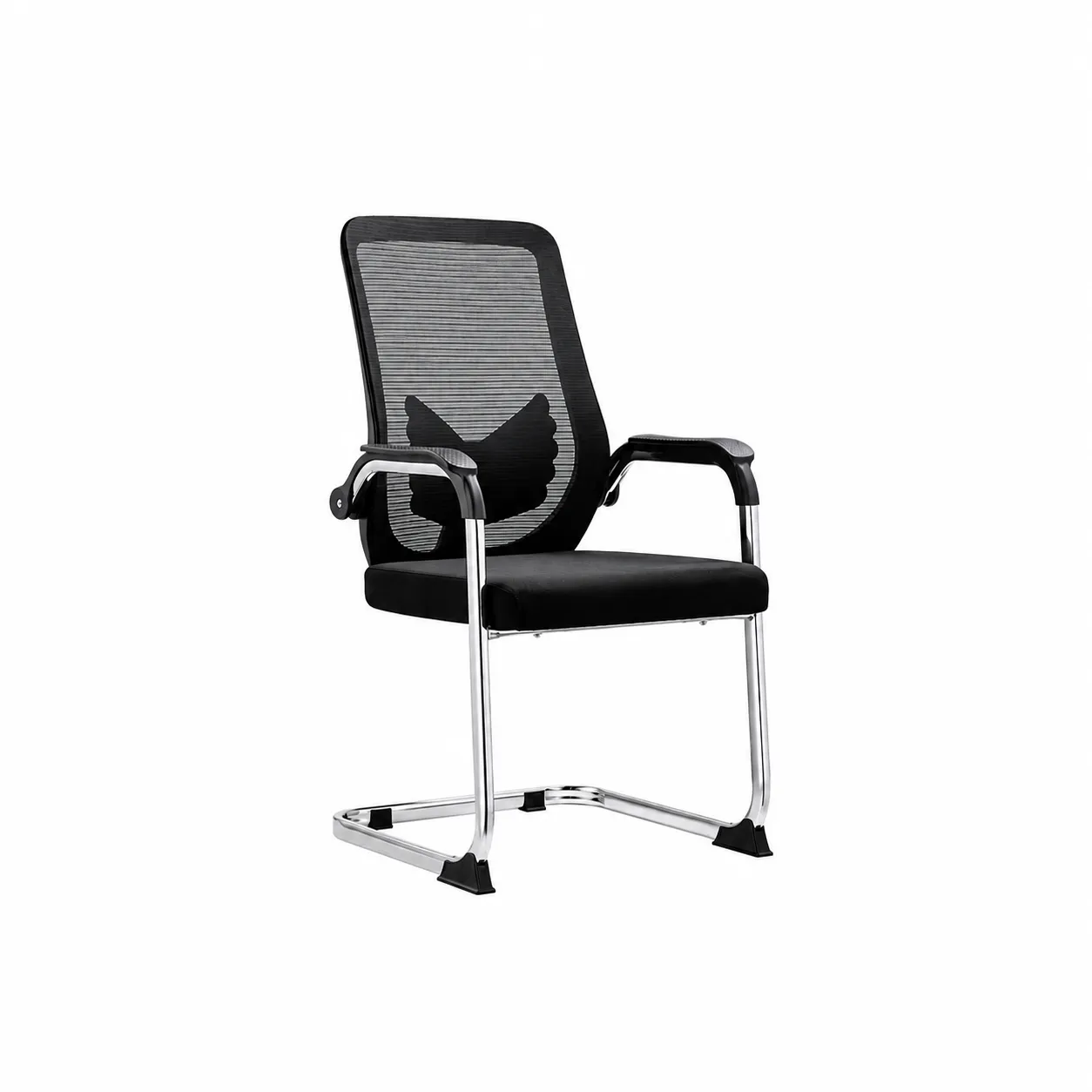 ChatGPT (4) Chrome-Frame Mesh Guest Chair