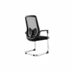Chrome-Frame Mesh Guest Chair