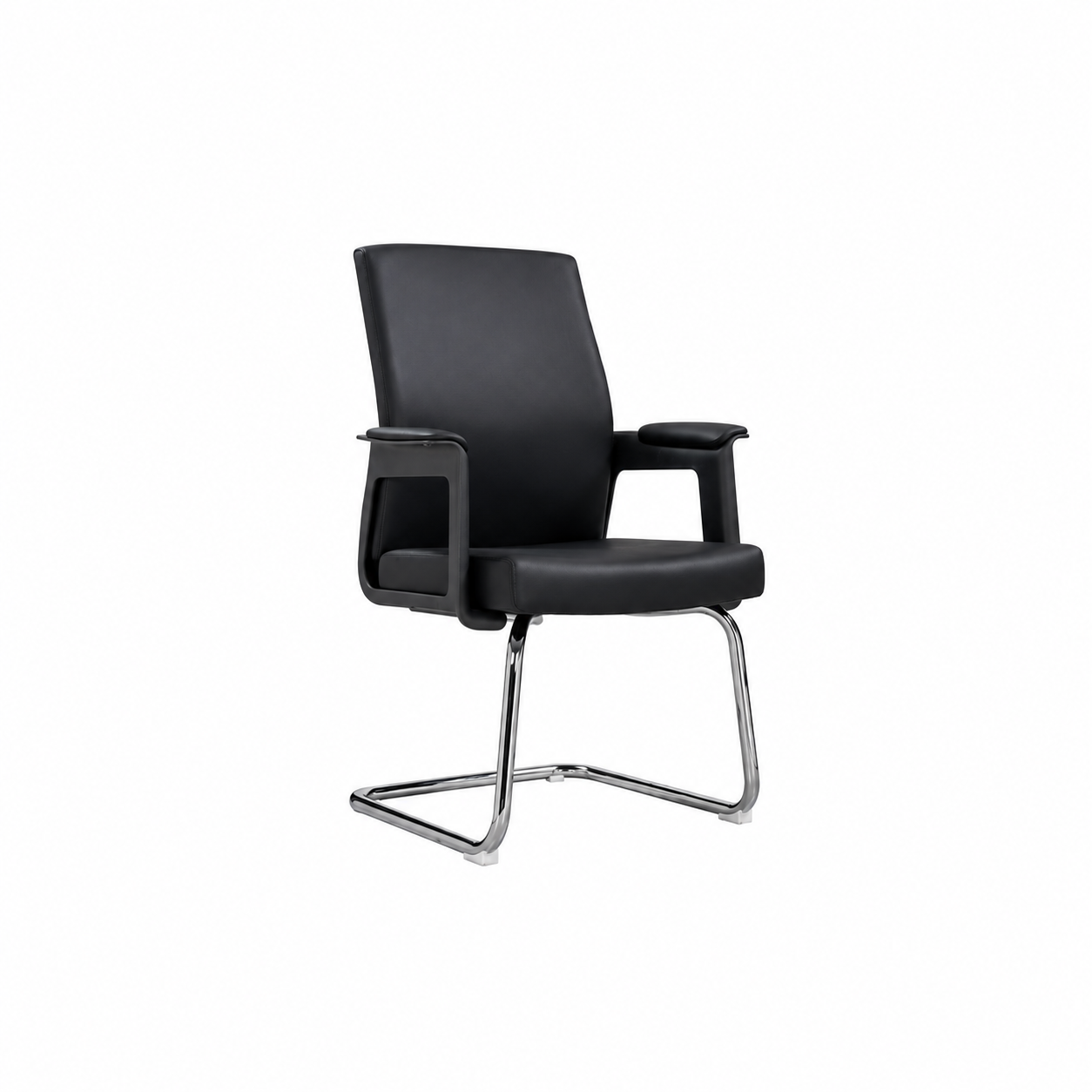 ChatGPT Image Jul 28, 2026, 08_54_09 PM Modern Black Cantilever Office Chair - Image 1