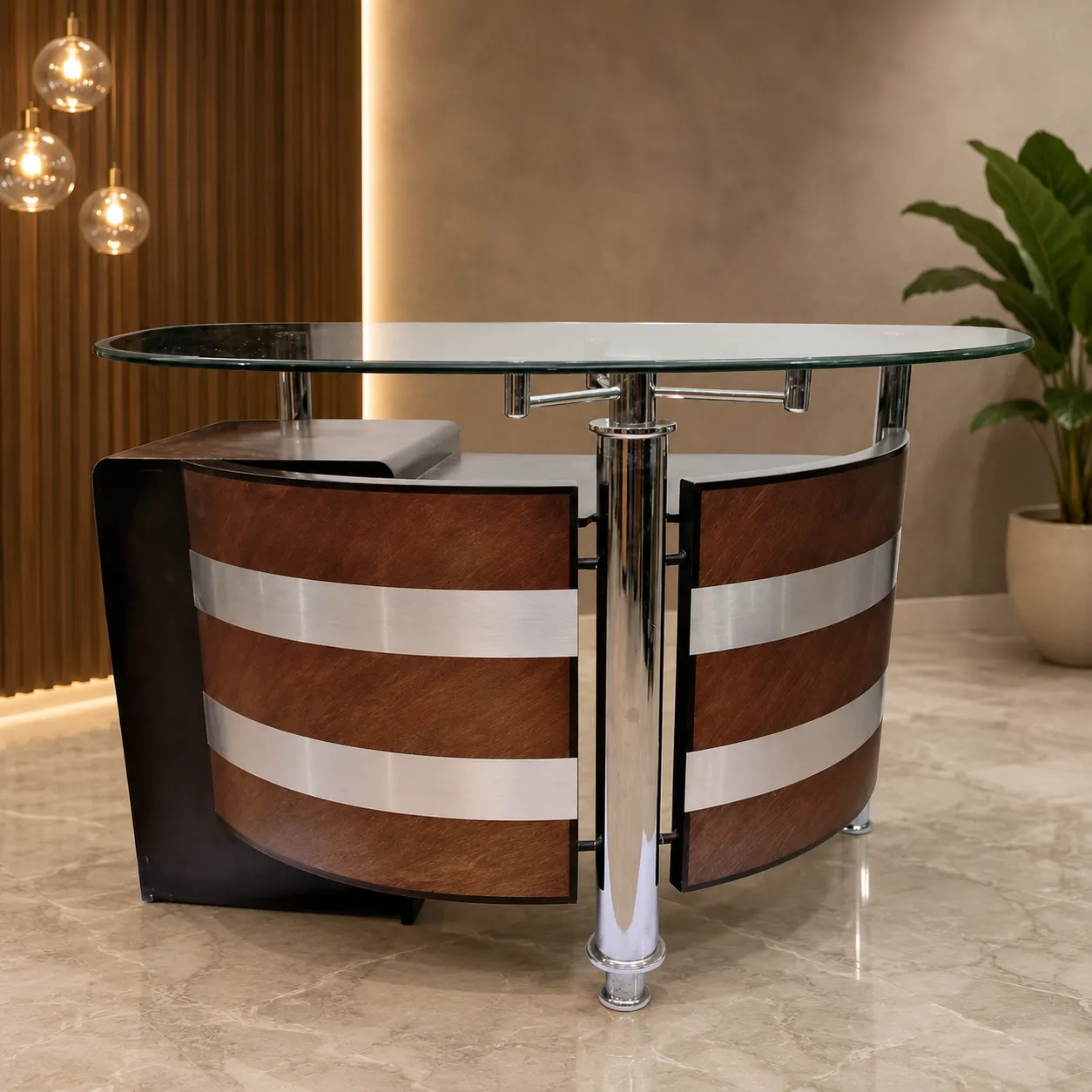 Axis Office Table Axis Office Table made from laminated sheet by Wood & Wood Lahore