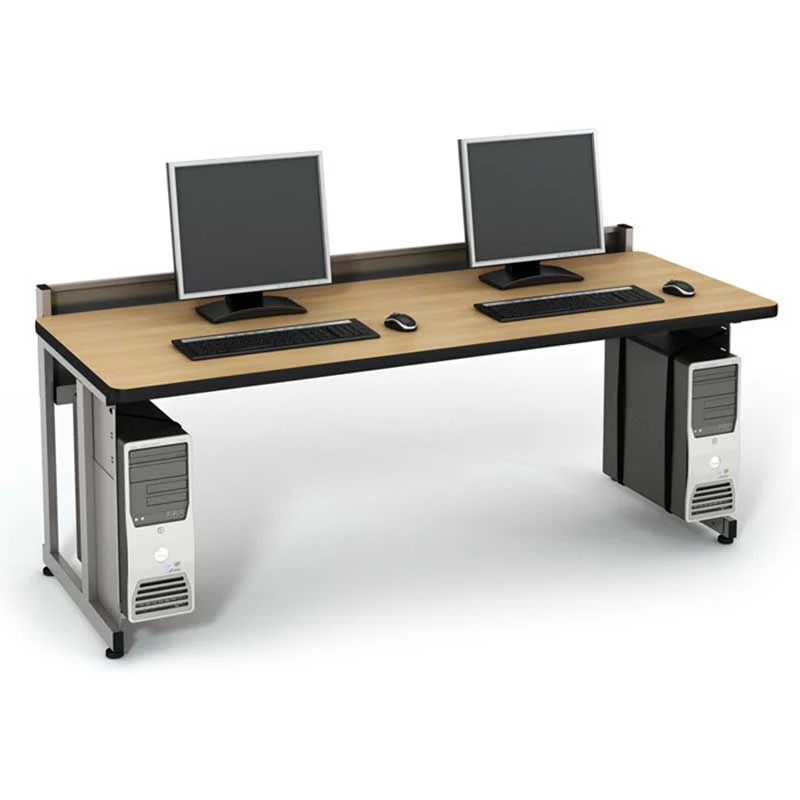 Nolan Workstation modern office desk made from laminated sheet with PVC edging Nolan Workstation modern office desk made from laminated sheet with PVC edging