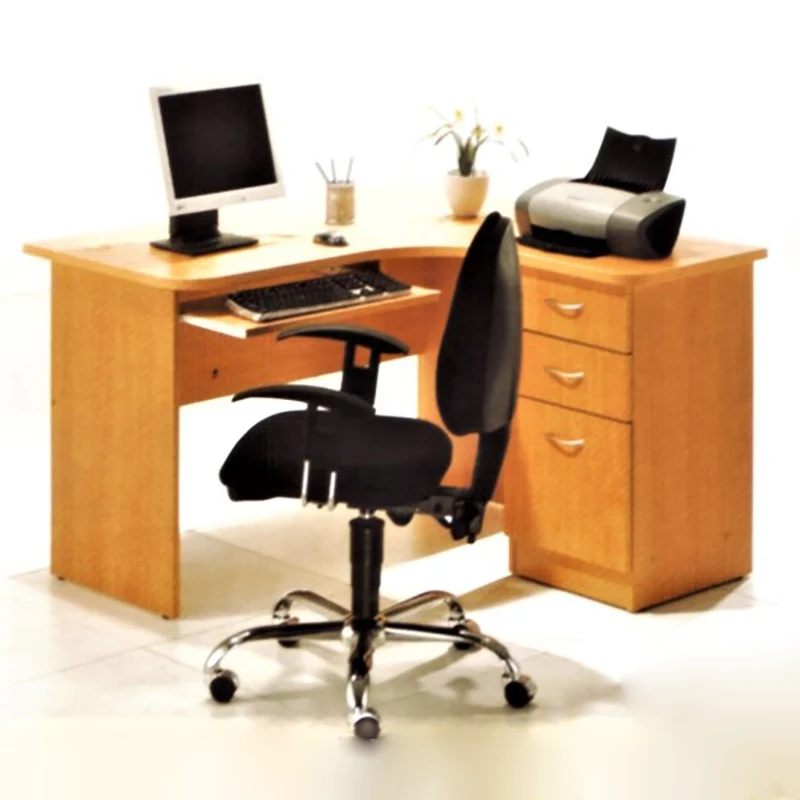 Nova Workstation office desk made from laminated sheet with PVC edging Nova Workstation office desk made from laminated sheet with PVC edging
