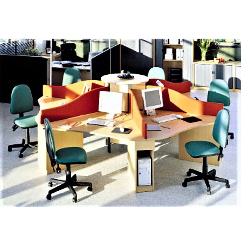 Aero Workstation modern office desk made from laminated sheet with PVC edging Aero Workstation modern office desk made from laminated sheet with PVC edging
