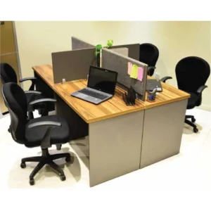 Solen Workstation modern office desk made from laminated sheet with PVC edging