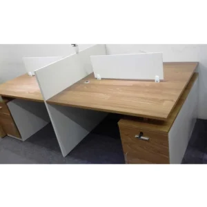 Varo Workstation modern office desk made from laminated sheet with PVC edging
