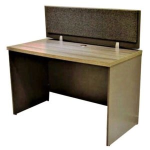 Vela Workstation modern office desk made from laminated sheet with PVC edging