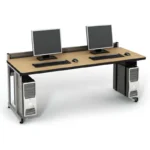 Kairo Workstation modern office desk made from laminated sheet with PVC edging