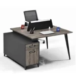 Varen Workstation modern office desk made from laminated sheet with PVC edging
