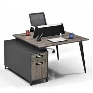 Varen Workstation modern office desk made from laminated sheet with PVC edging