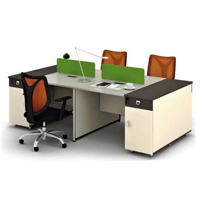 Elora Workstation modern office desk made from laminated sheet with PVC edging Elora Workstation modern office desk made from laminated sheet with PVC edging