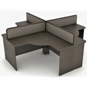 Rowan Workstation modern office desk made from laminated sheet with PVC edging