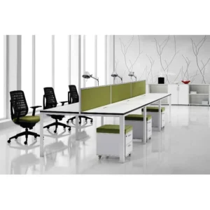 Kael Workstation modern office desk made from laminated sheet with PVC edging
