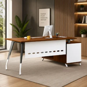 Vertex Executive Office Desk – Wood & Wood