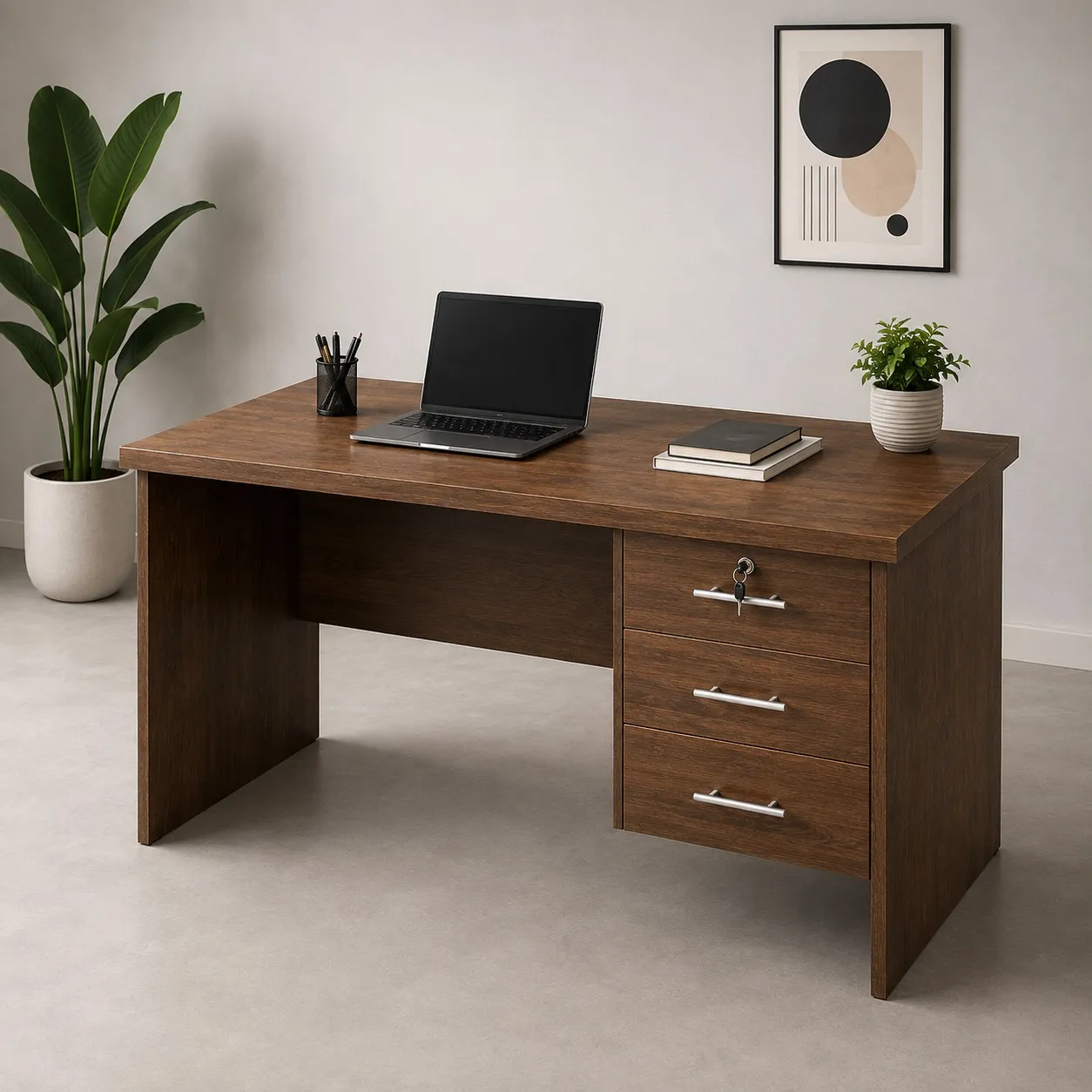 Apex Office Table Apex Office Table made from laminated sheet with PVC edging by Wood & Wood Pakistan