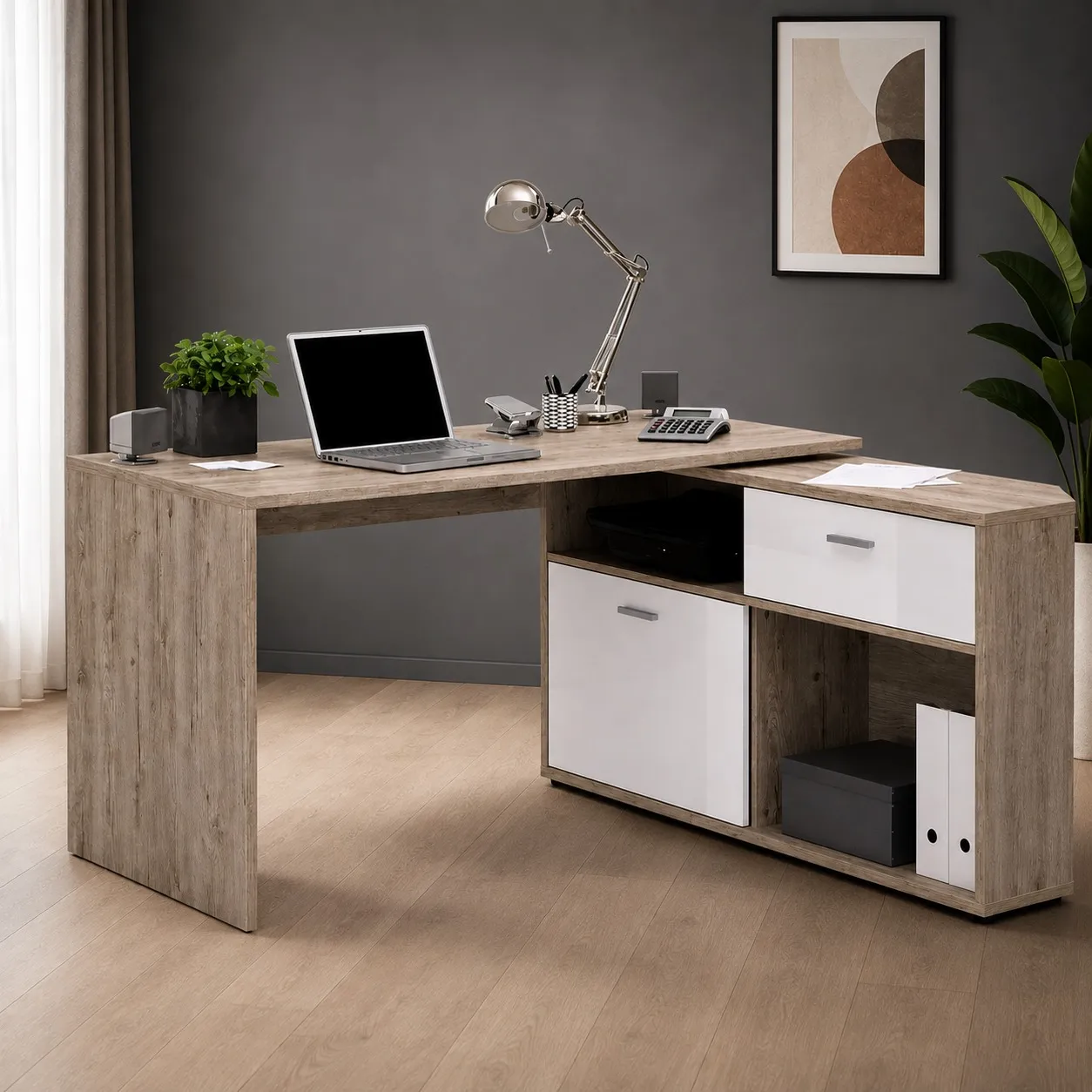 Nexus Office Table Nexus Office Table made from laminated sheet with PVC edging by Wood & Wood Pakistan