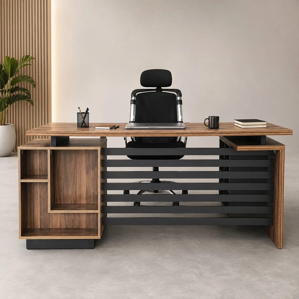 Nova Office Table Nova Office Table made from laminated sheet by Wood & Wood Lahore