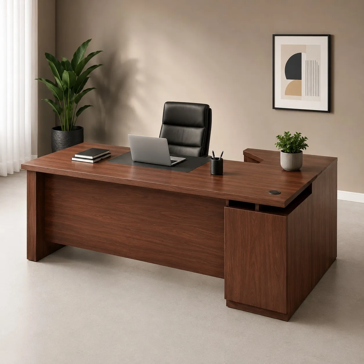 Summit Executive Table Summit Executive Table made from MDF sheet by Wood & Wood Lahore
